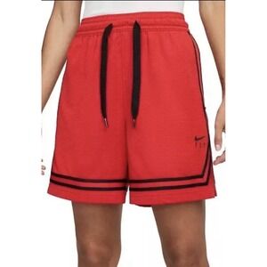 Nike Fly Crossover Womens Basketball Shorts Red Black Dri-FIT DH7325-657 Large
